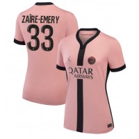 Paris Saint-Germain Warren Zaire-Emery #33 3rd trikot Frauen 2024-25 Kurzarm